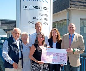 Dornbusch GmbH spendet der KIJU 3.500 EUR