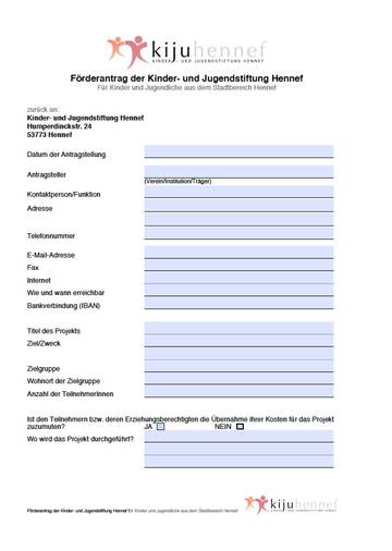 Download Förderantrag (PDF-Formular)